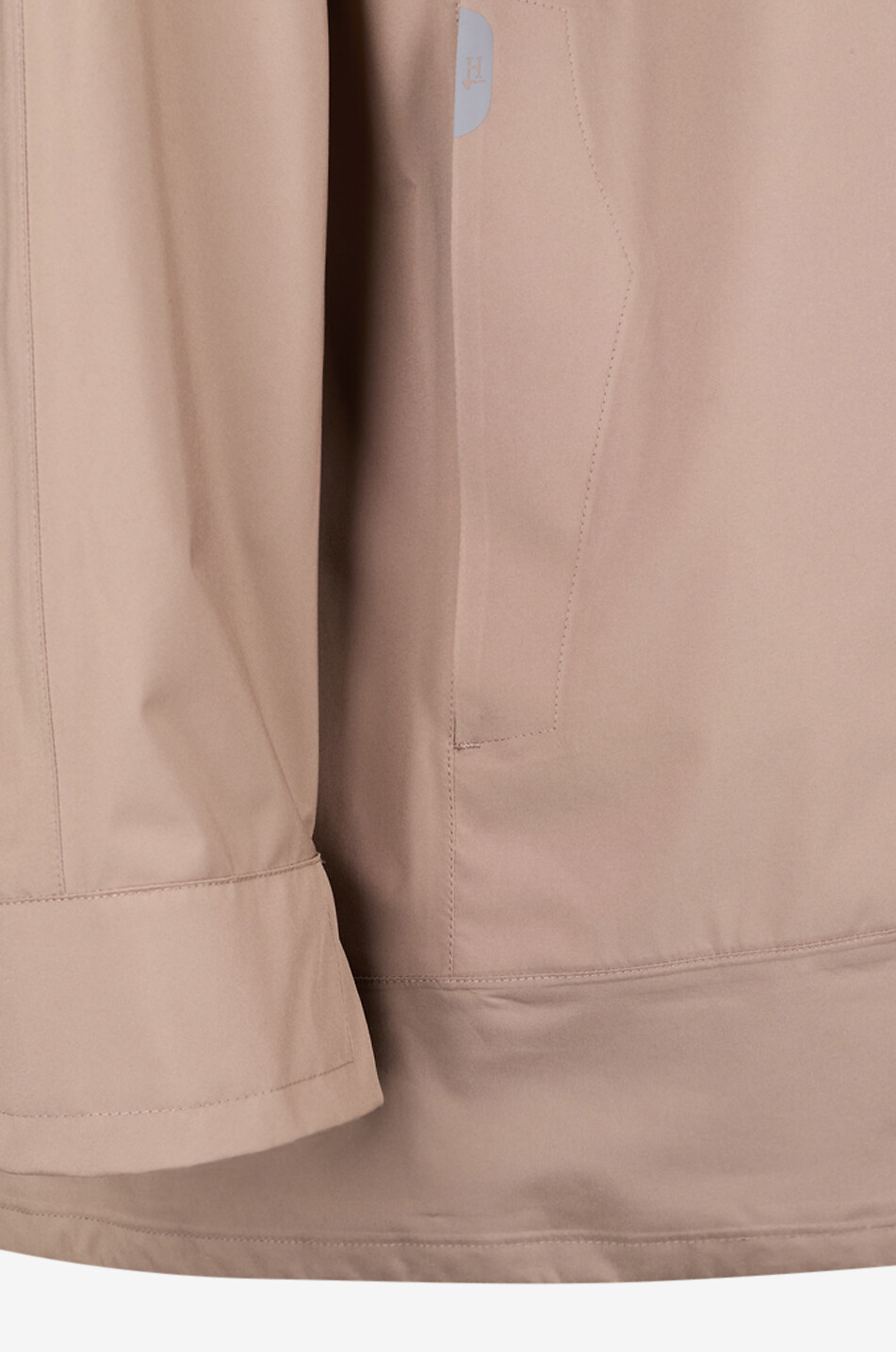 HERNO Kurze Parka mit Kapuze aus technischem Gewebe Damen HELLBRAUN 6