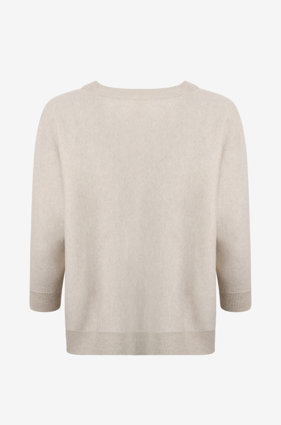 LISA YANG Kenny cashmere oversized V-neck jumper Women Light beige 2
