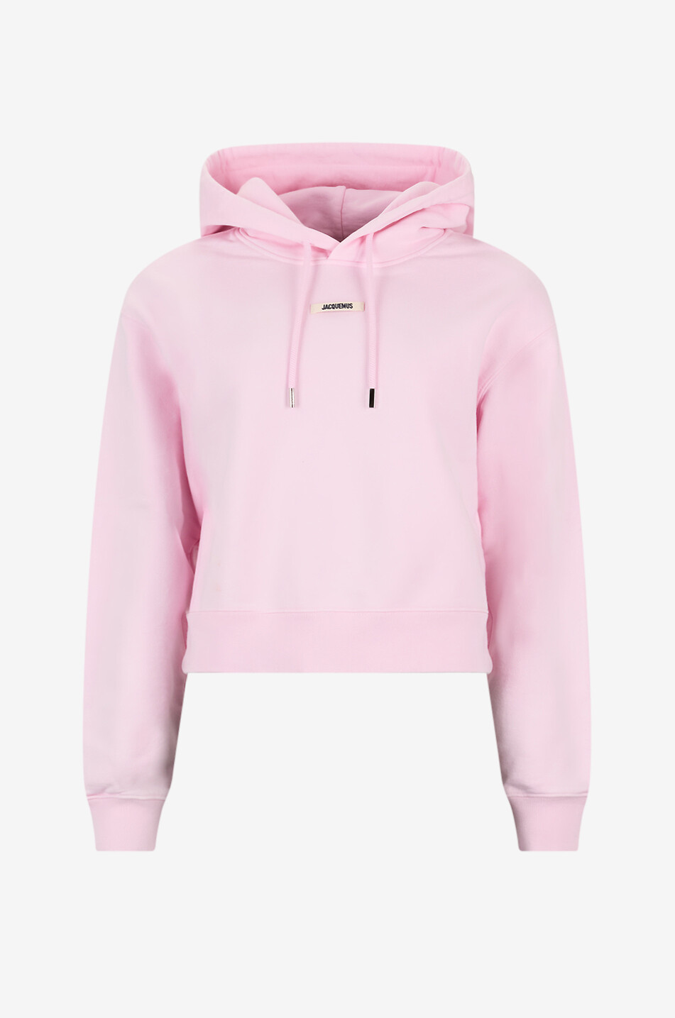 JACQUEMUS Le hoodie Gros Grain hooded sweatshirt Women LIGHT PINK 1