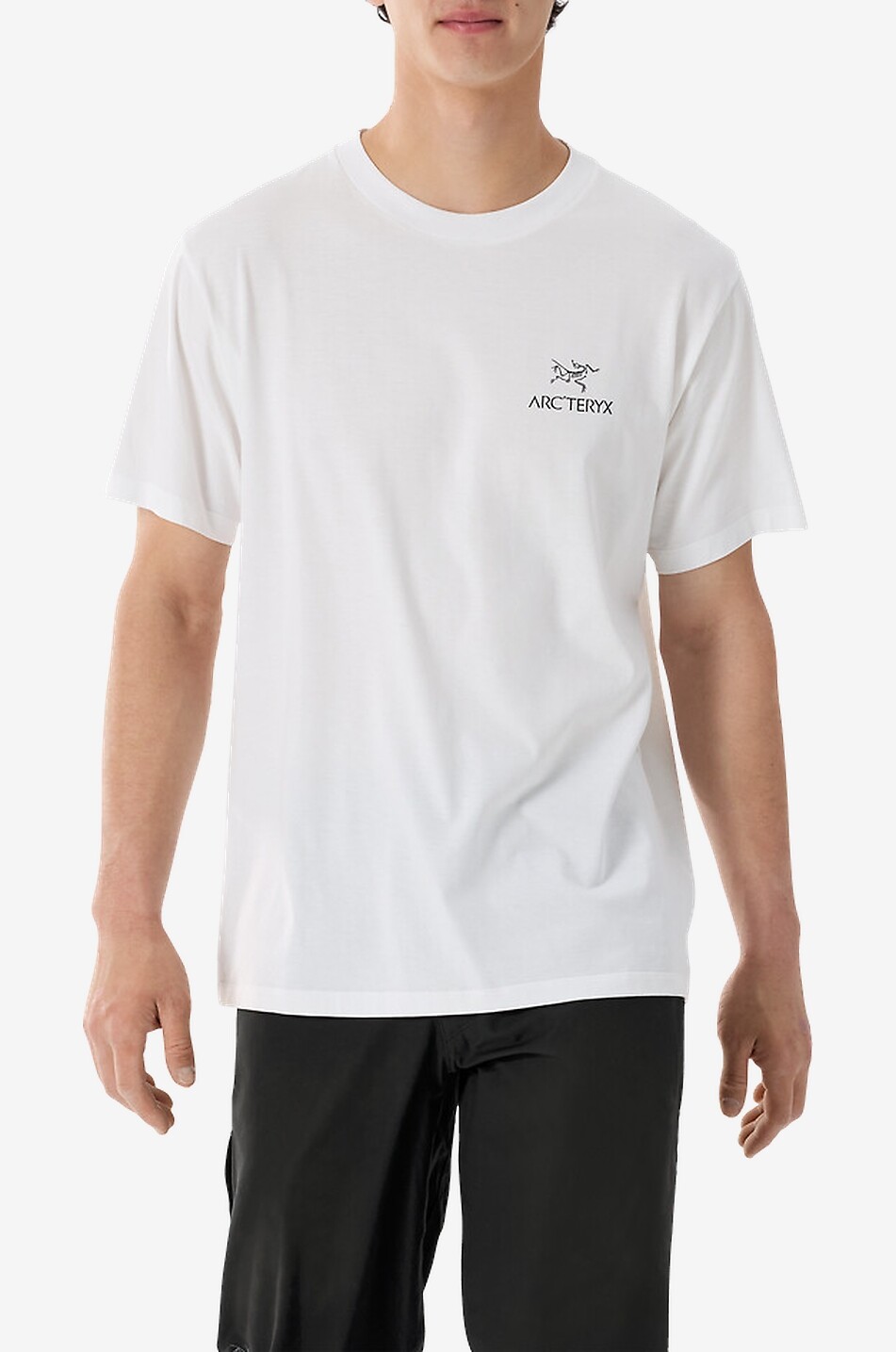 ARC'TERYX Kragg SL printed cotton round-neck t-shirt Men WHITE 2