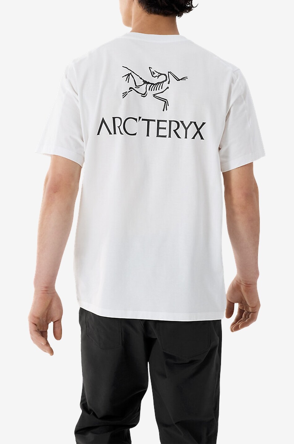 ARC'TERYX Kragg SL printed cotton round-neck t-shirt Men WHITE 4