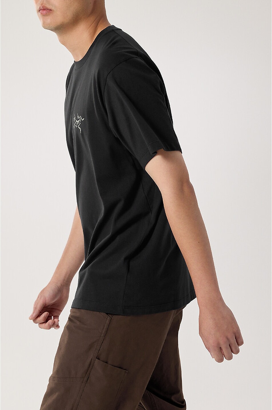 ARC'TERYX Kragg SL cotton crew-neck t-shirt Men BLACK 3
