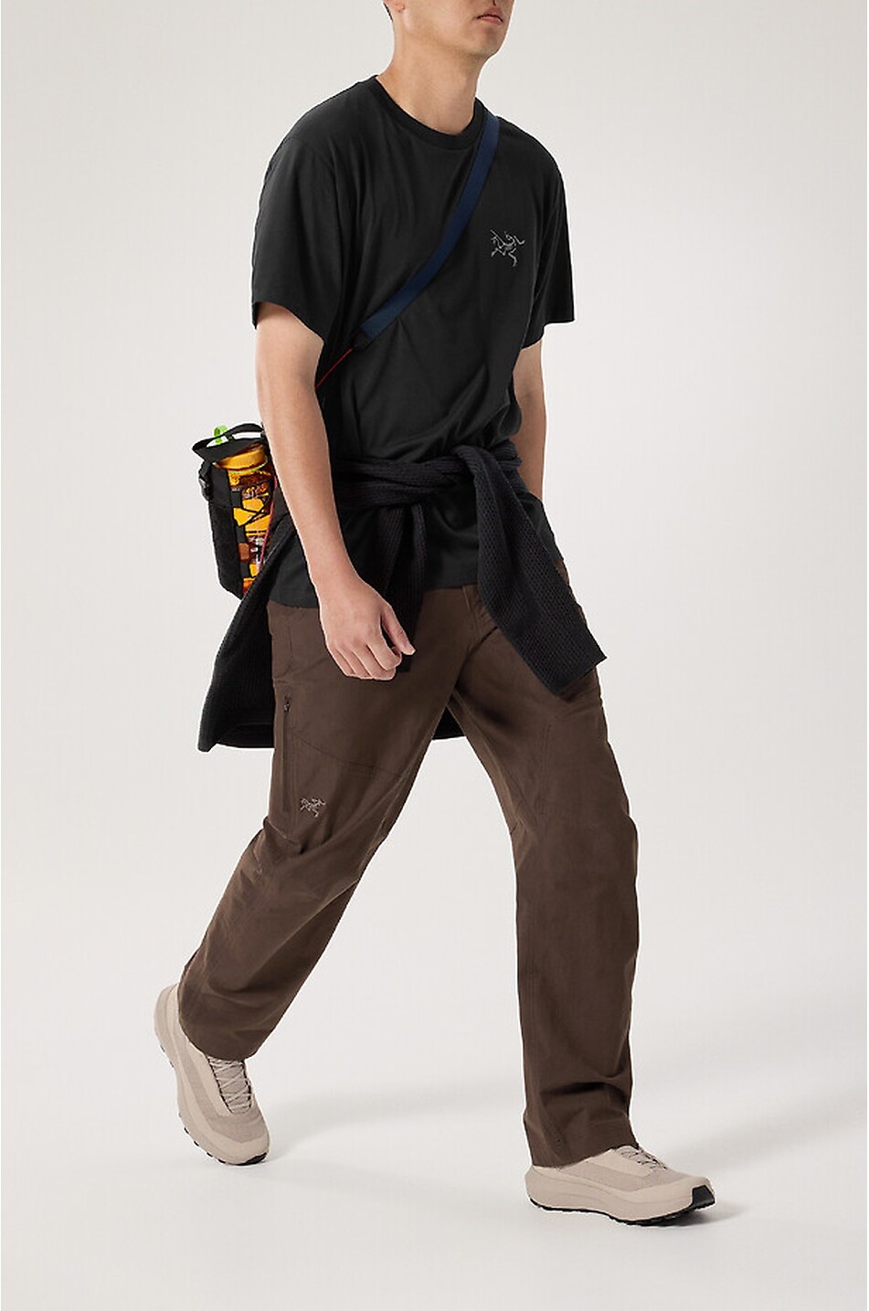 ARC'TERYX Kragg SL cotton crew-neck t-shirt Men BLACK 6