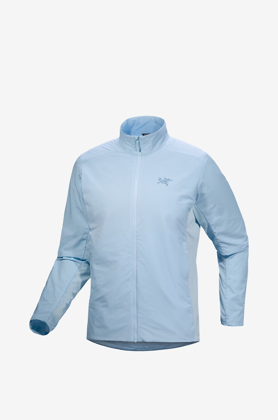ARC'TERYX Atom SL fitted windproof jacket with stand collar Men LIGHT BLUE 1
