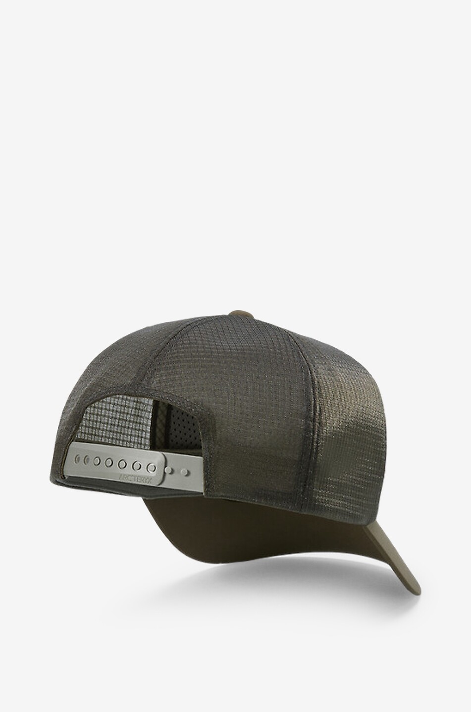 ARC'TERYX Bird Word mesh back trucker cap Men KHAKI 2