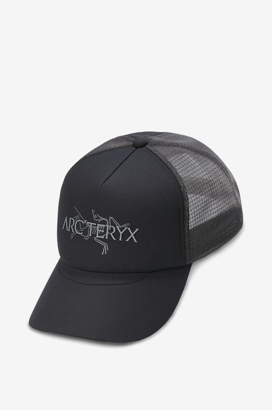 ARC'TERYX Bird Word mesh back trucker cap Men BLACK 1