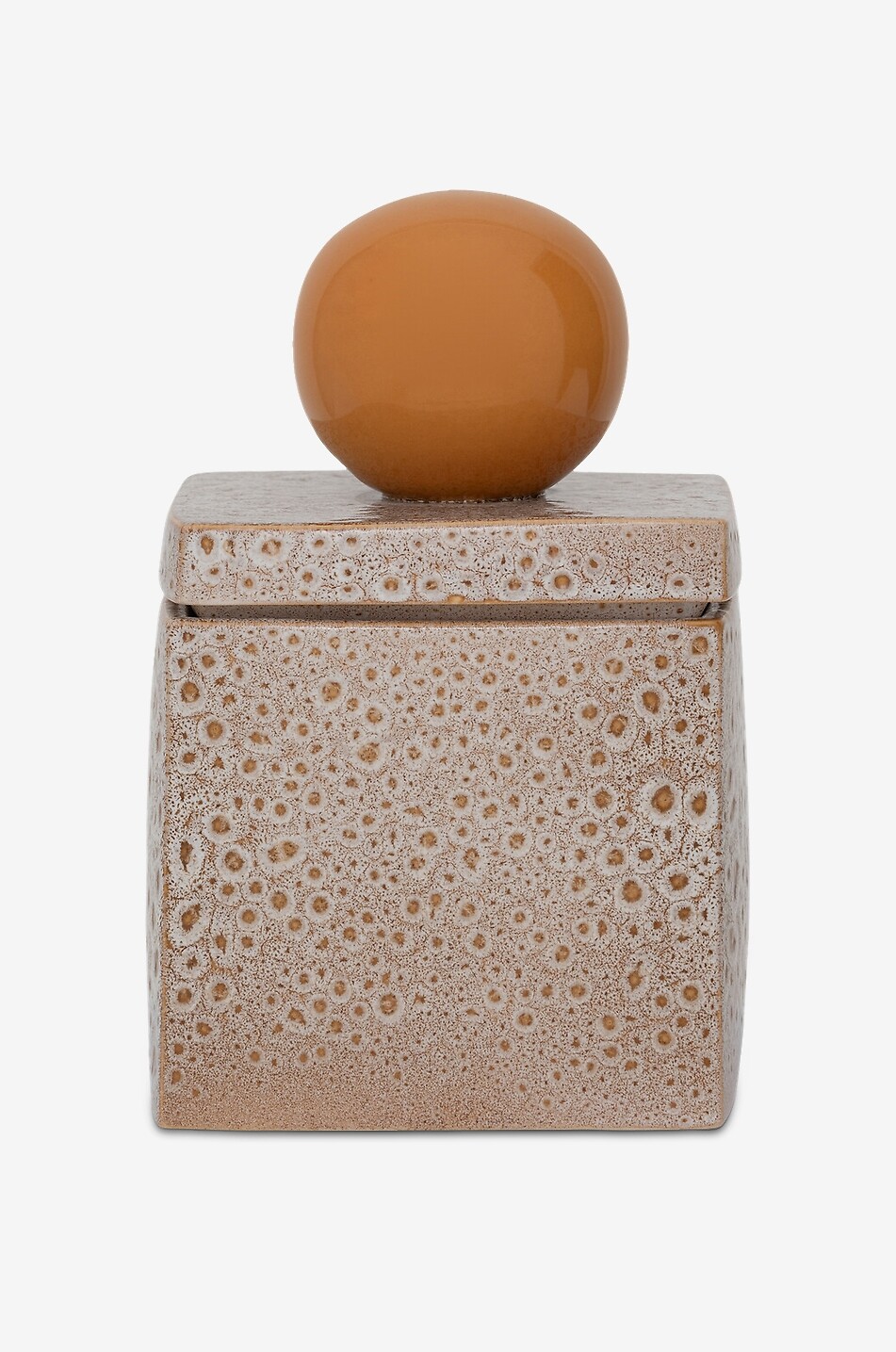 URBAN NATURE CULTURE AMSTERDAM Runa recycled ceramic square box Home BROWN 1