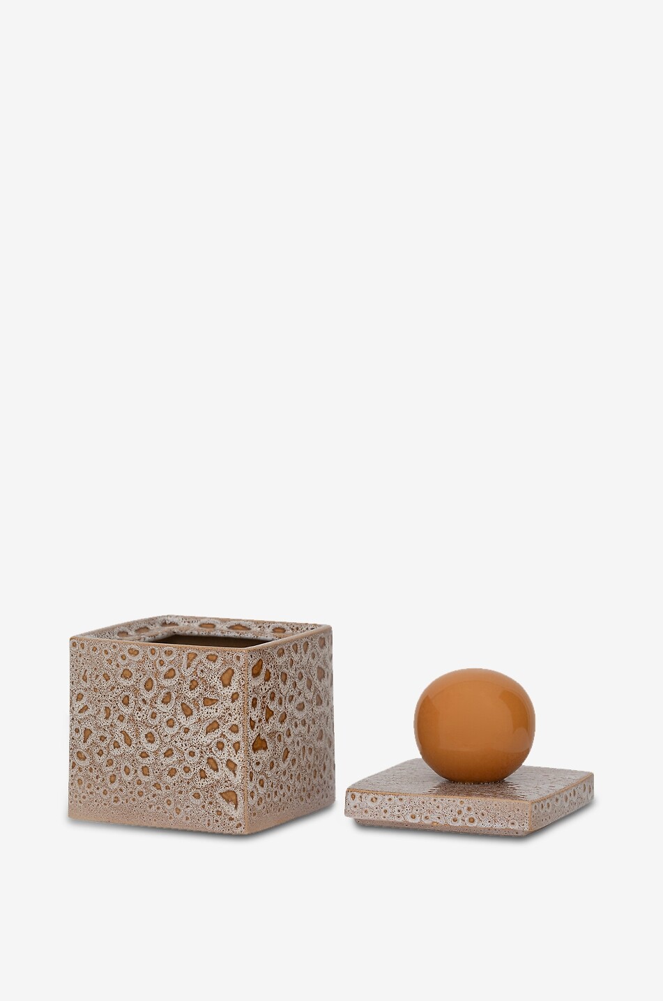 URBAN NATURE CULTURE AMSTERDAM Runa recycled ceramic square box Home BROWN 5