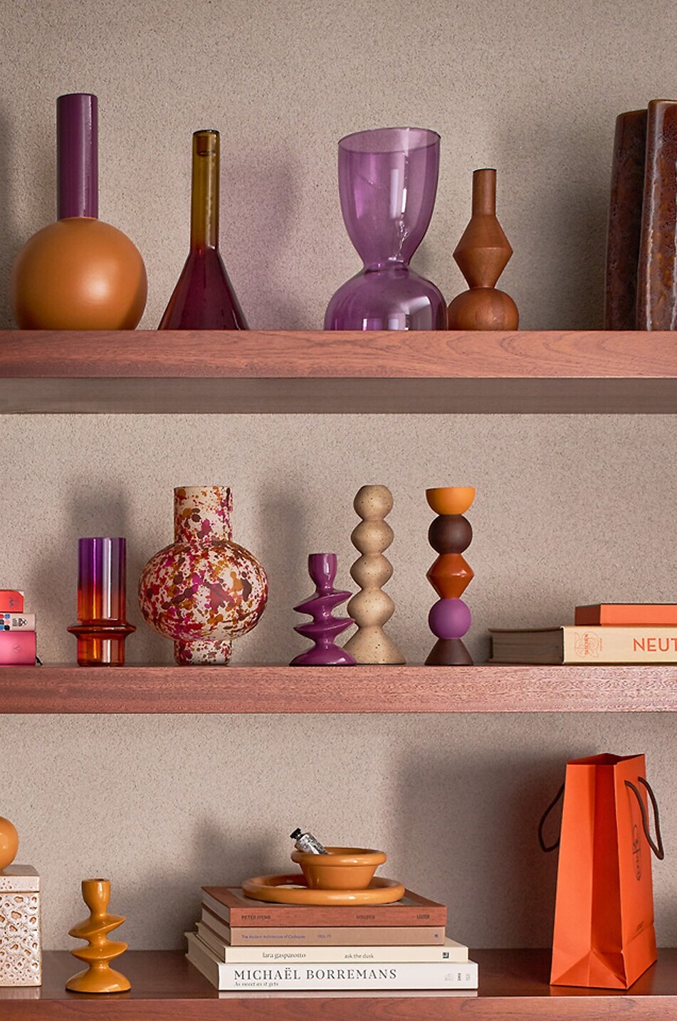URBAN NATURE CULTURE AMSTERDAM Runa recycled ceramic square box Home BROWN 3
