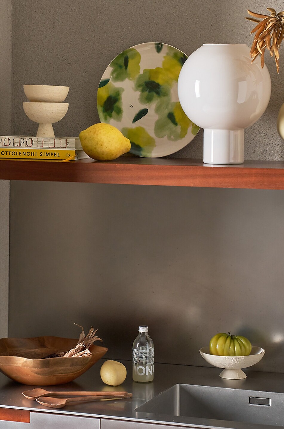 URBAN NATURE CULTURE AMSTERDAM Flad recycled ceramic bowl Ø20 Home WHITE 4