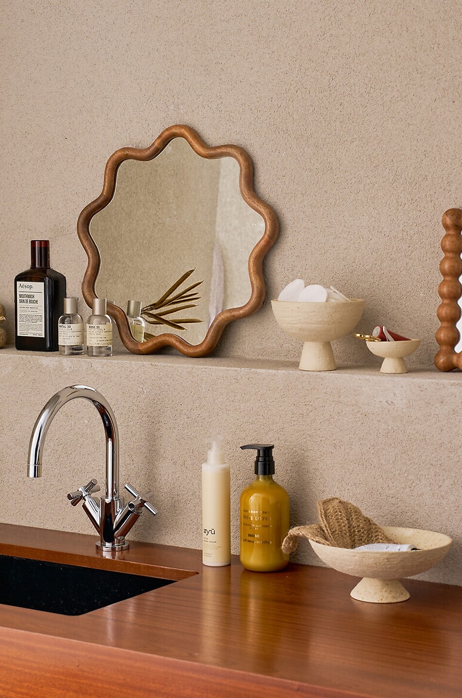 URBAN NATURE CULTURE AMSTERDAM Flad recycled ceramic bowl Ø20 Home WHITE 5