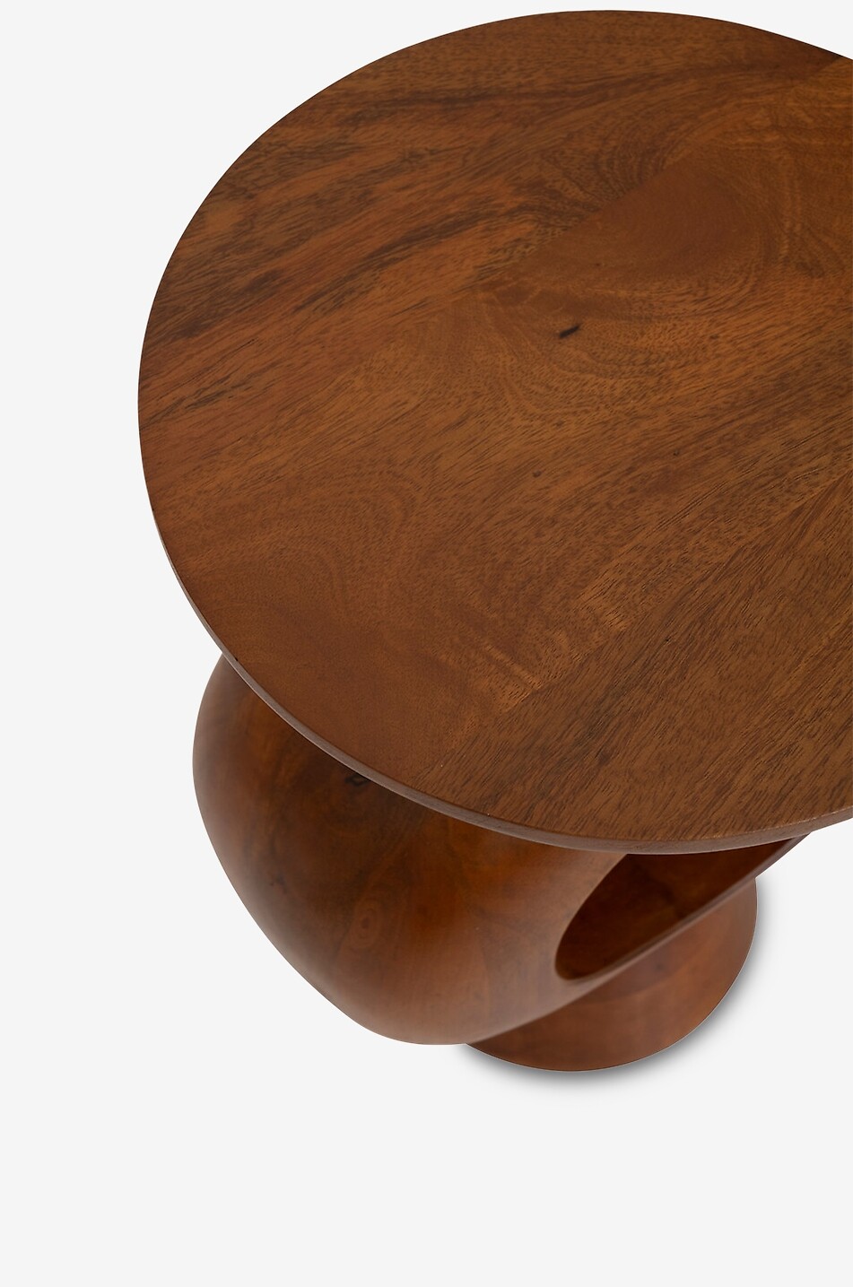 URBAN NATURE CULTURE AMSTERDAM Farren round mango wood side table Home BROWN 5