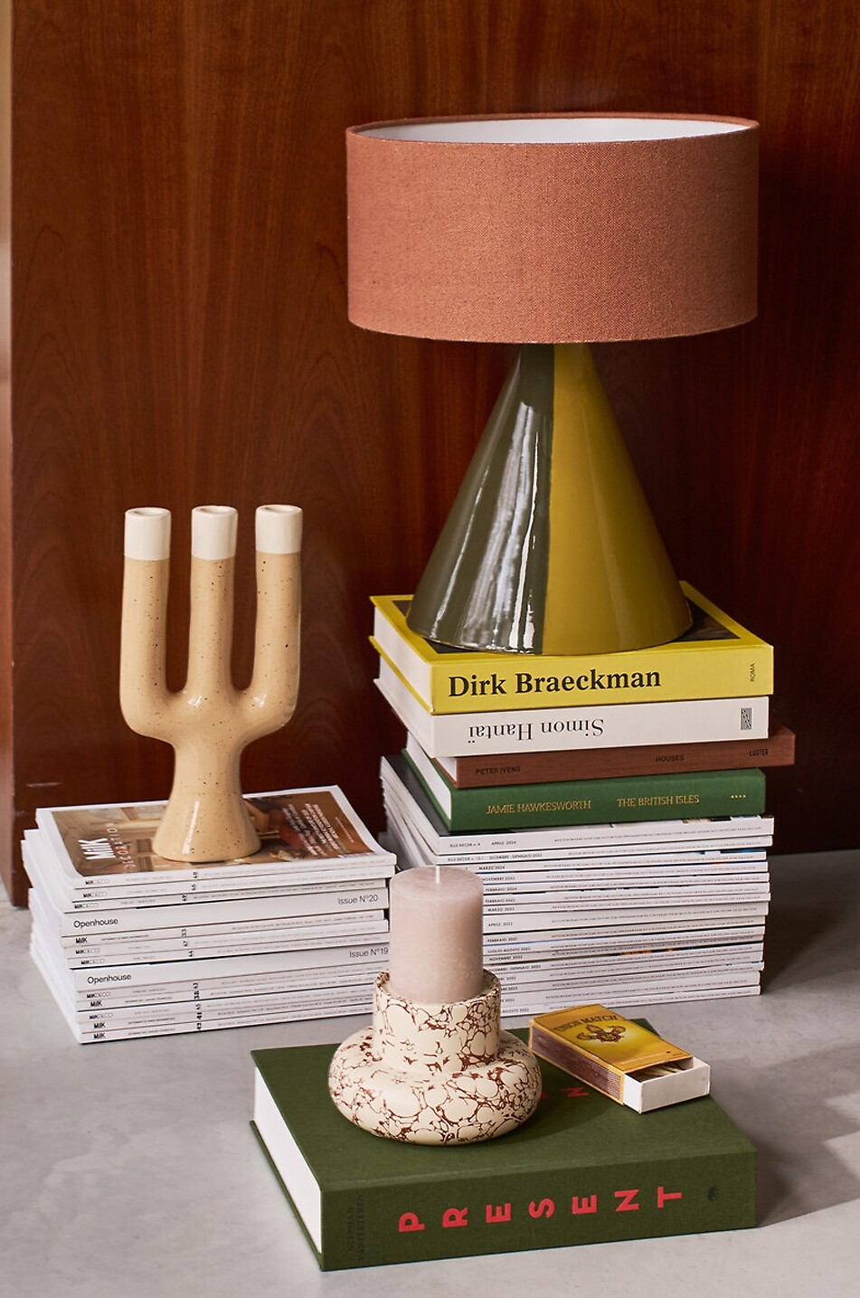 URBAN NATURE CULTURE AMSTERDAM Kerzenhalter aus recycelter Keramik Mukava Haus BUNT 3