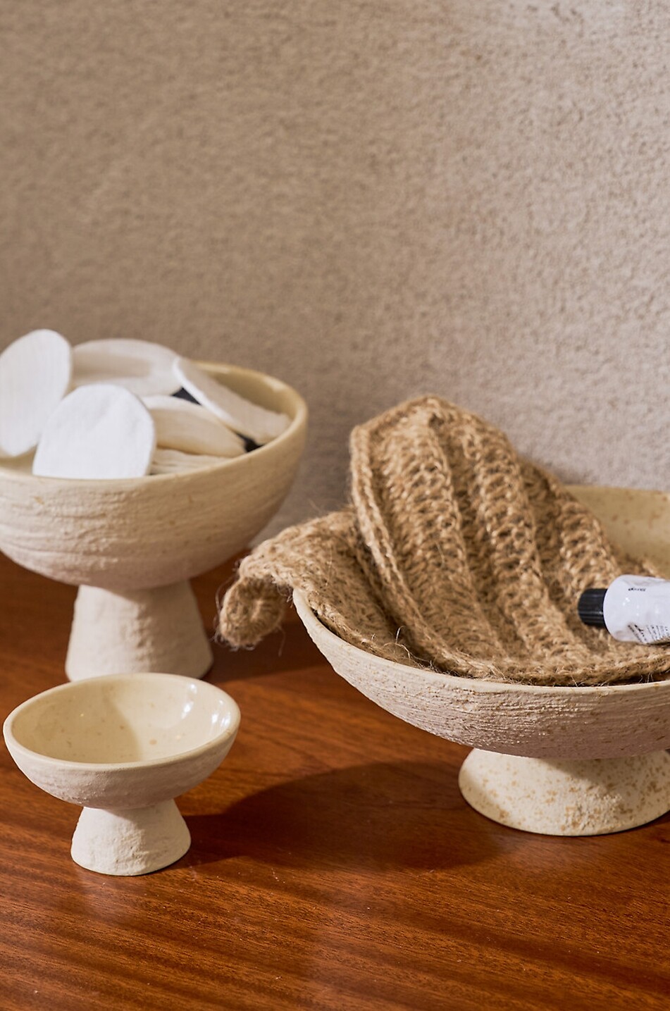 URBAN NATURE CULTURE AMSTERDAM Bolle recycled ceramic bowl Home WHITE 2