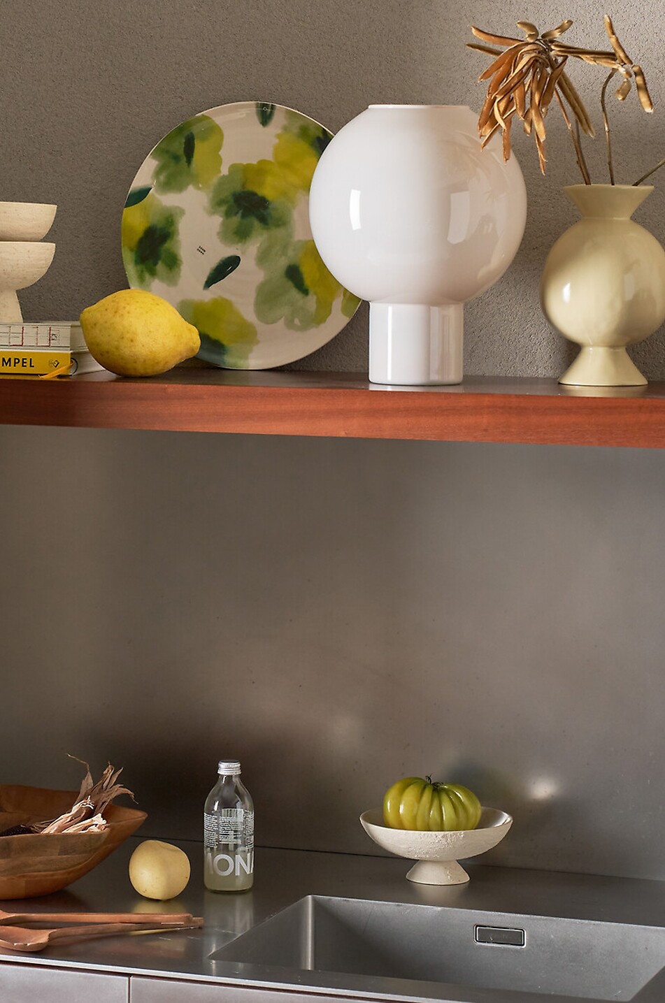 URBAN NATURE CULTURE AMSTERDAM Bolle recycled ceramic bowl Home WHITE 4