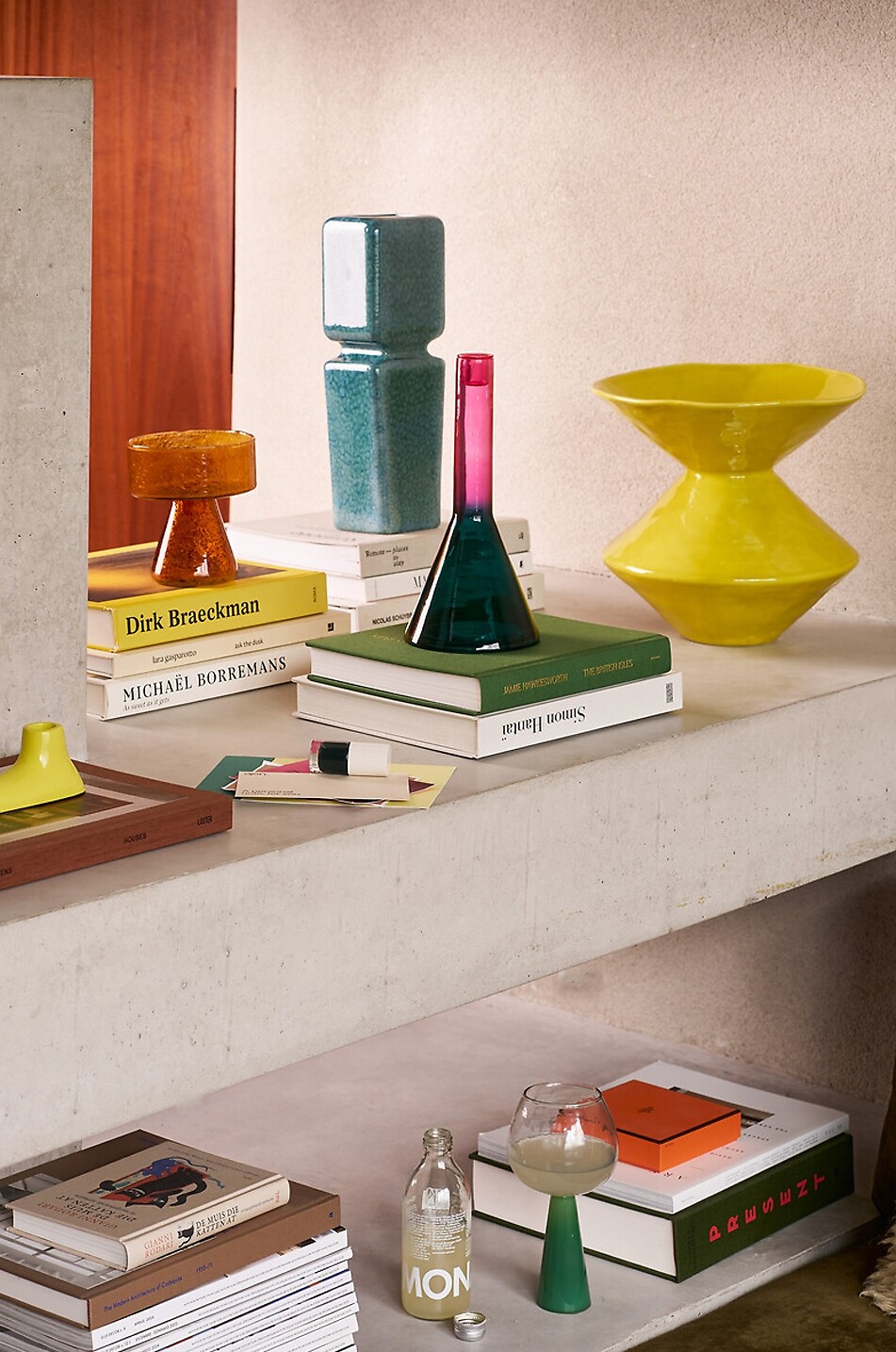 URBAN NATURE CULTURE AMSTERDAM Set of two Spritz glass cocktail glasses Home MULTI COLOURED 4