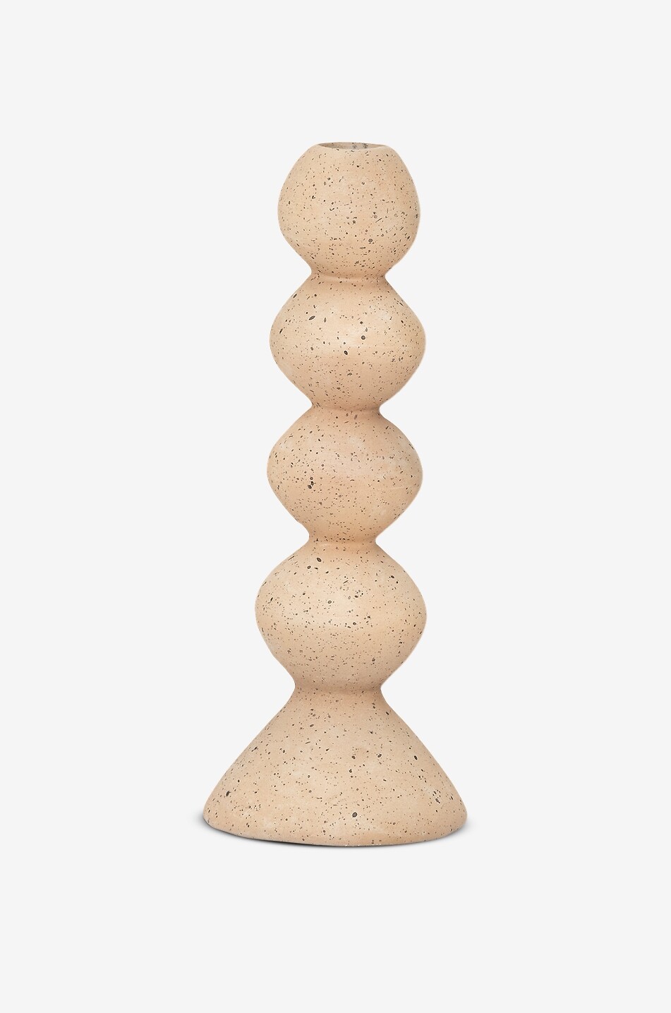 URBAN NATURE CULTURE AMSTERDAM Anneli ecomix candle holder - H25 Home BEIGE 1