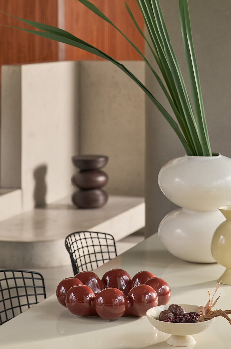 URBAN NATURE CULTURE AMSTERDAM Sisko ceramic bowl Home BROWN 3