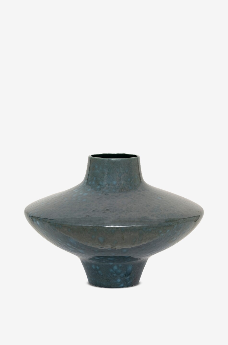 URBAN NATURE CULTURE AMSTERDAM Vase aus Keramik Maya - H26 Haus BLAU 1
