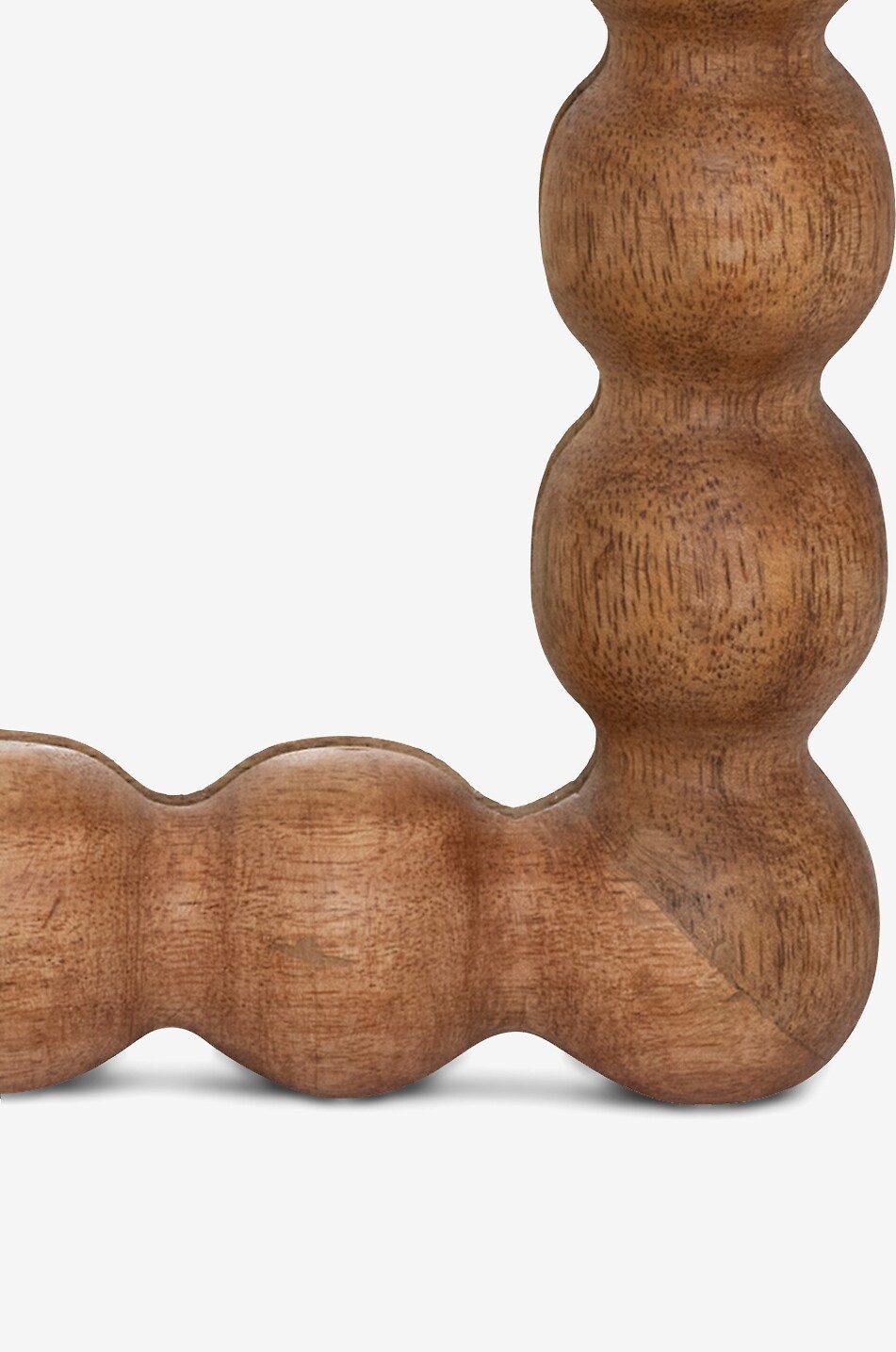 URBAN NATURE CULTURE AMSTERDAM Sot square mango wood mirror - H25 Home BROWN 4