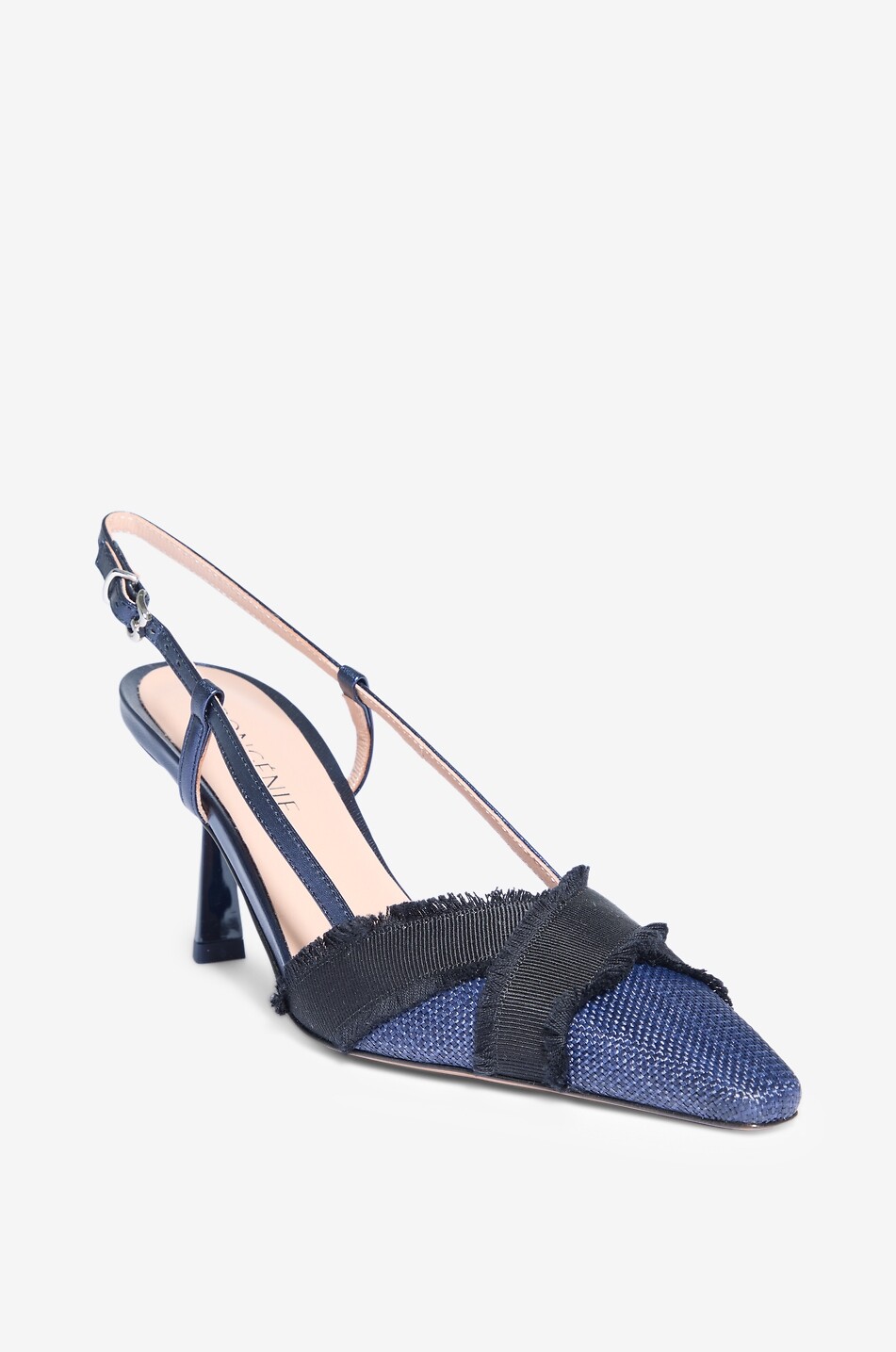 Leonias Farro 60 fabric slingback pumps