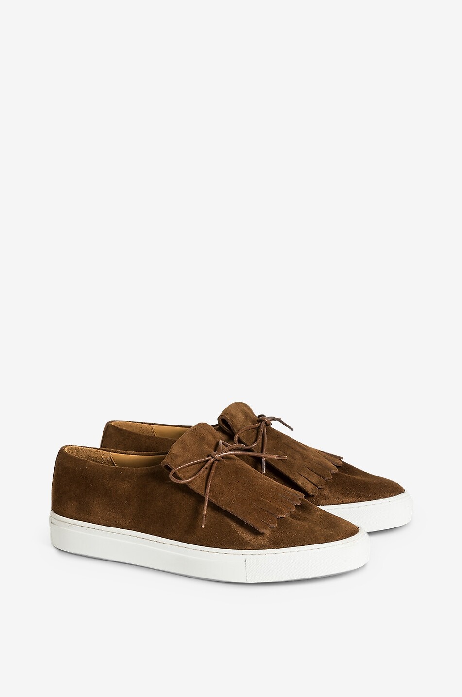 JACQUES SOLOVIERE Jim calf leather sneakers Men BROWN 2