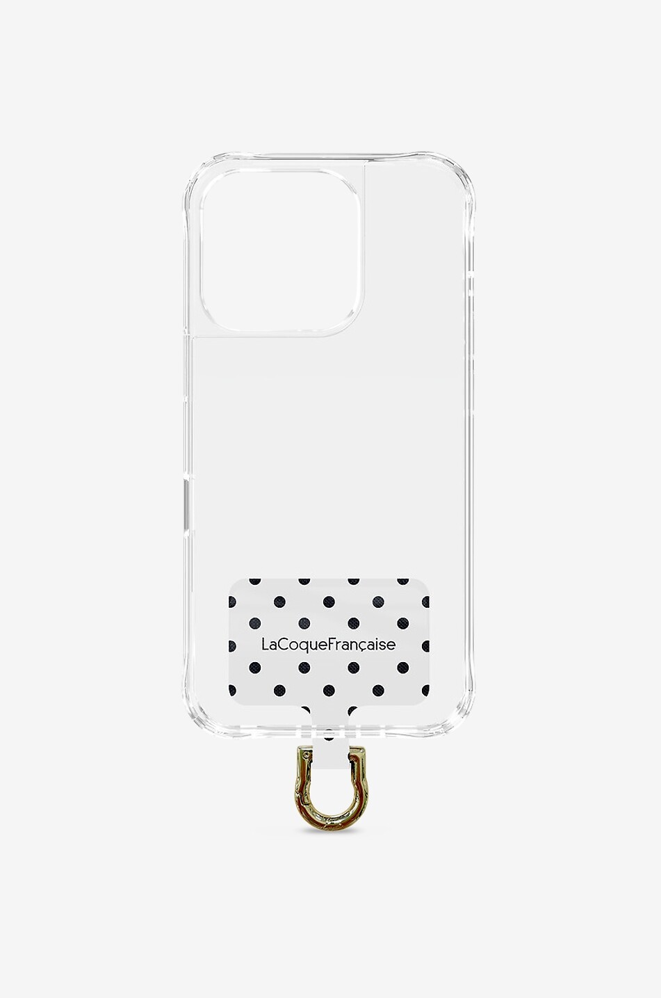 LA COQUE FRANCAISE Adaptateur pour chaîne de téléphone Pois Femme BLANC 2
