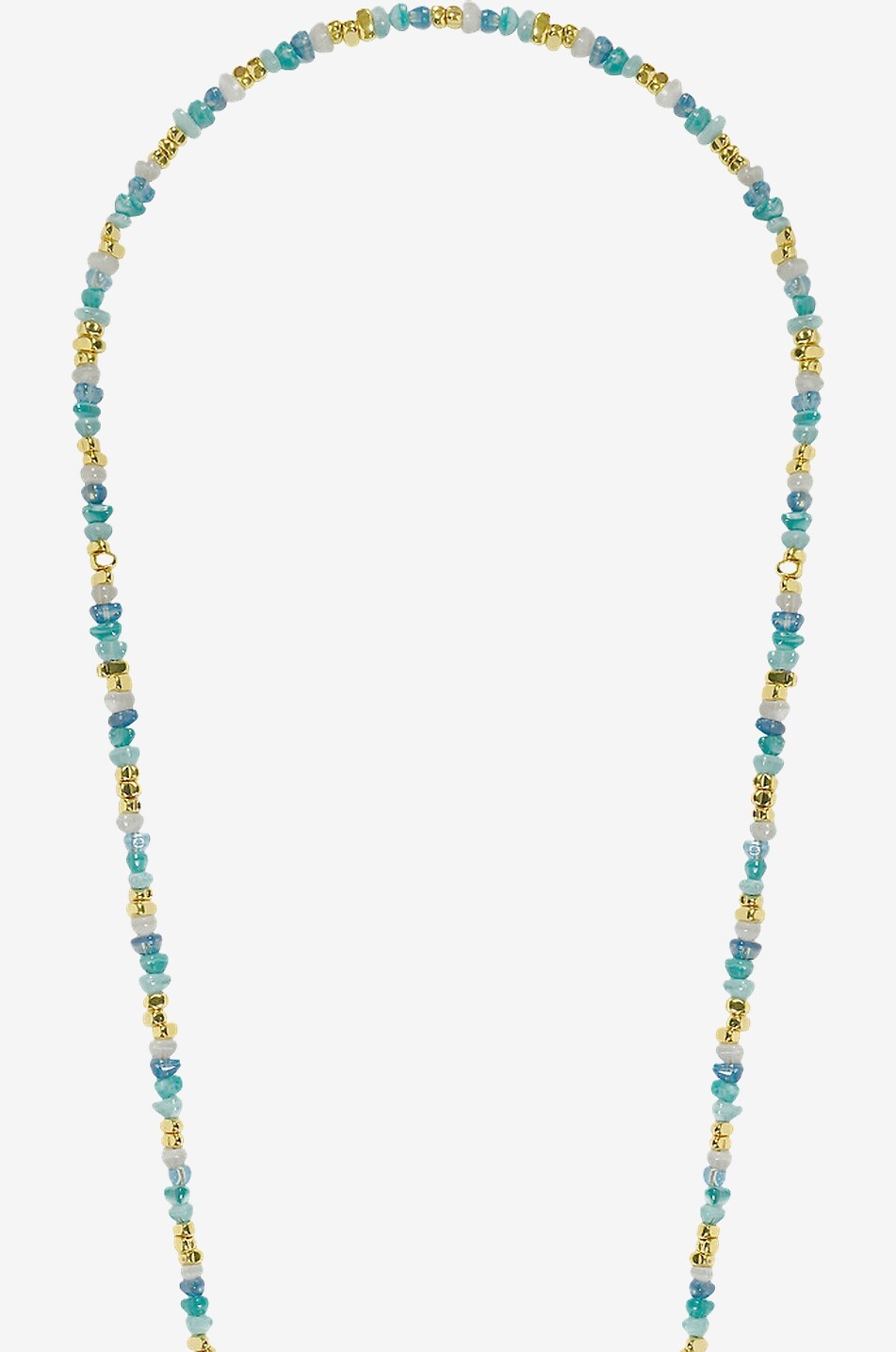 LA COQUE FRANCAISE Handykette aus Perlen Liviya Bleu Argent Longue Damen BLAU 3