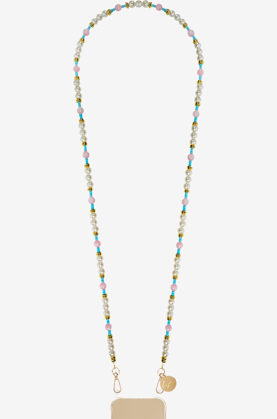 Handykette mit Perlen Freida Rose Longue