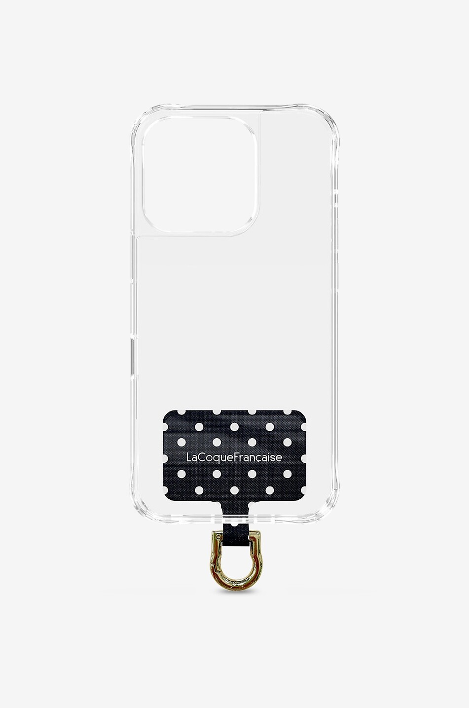 LA COQUE FRANCAISE Adaptateur pour chaîne de téléphone Pois Noir Femme NOIR 2