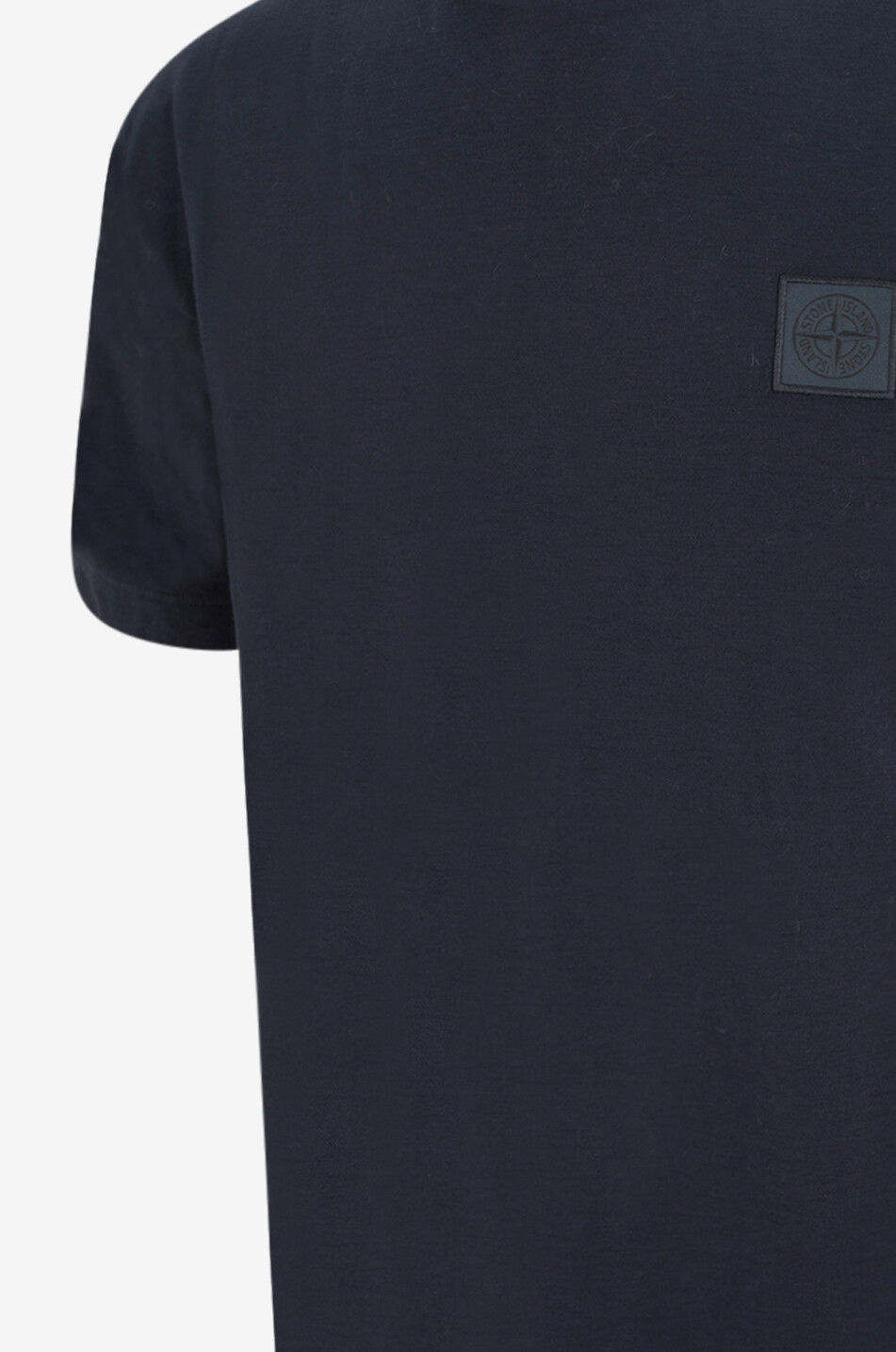 STONE ISLAND T-shirt à col rond en coton Ghost Homme BLEU FONCE 3