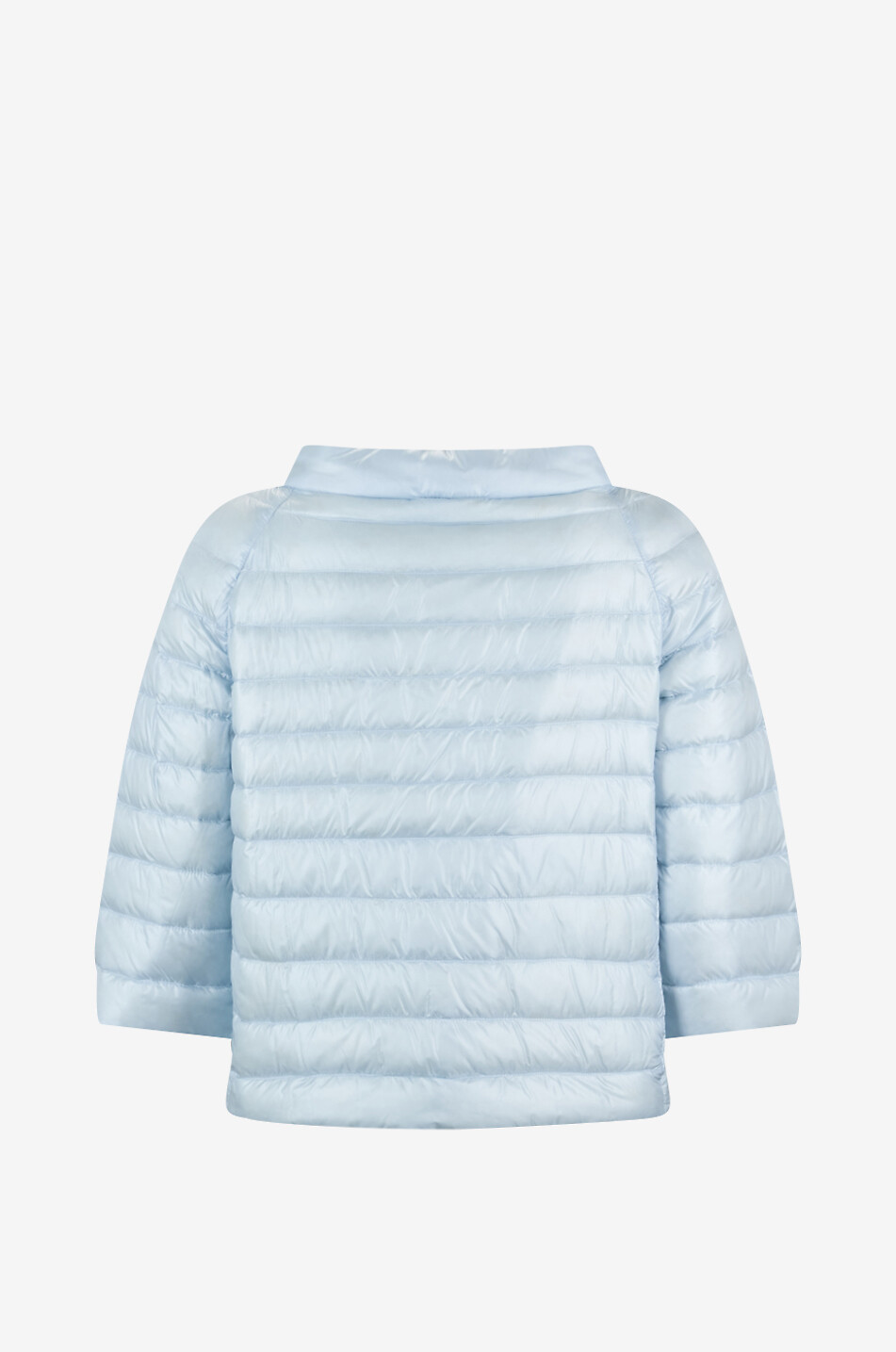 HERNO Wendbare kurze Daunenjacke mit 3/4-Ärmeln Damen HELLBLAU 3