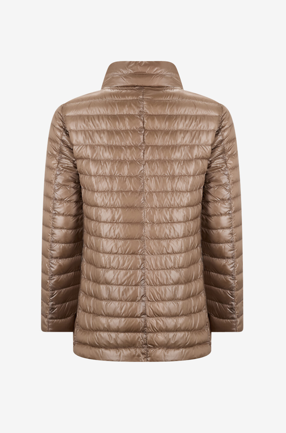 HERNO Doudoune réversible à col montant Femme Beige Foncé 3