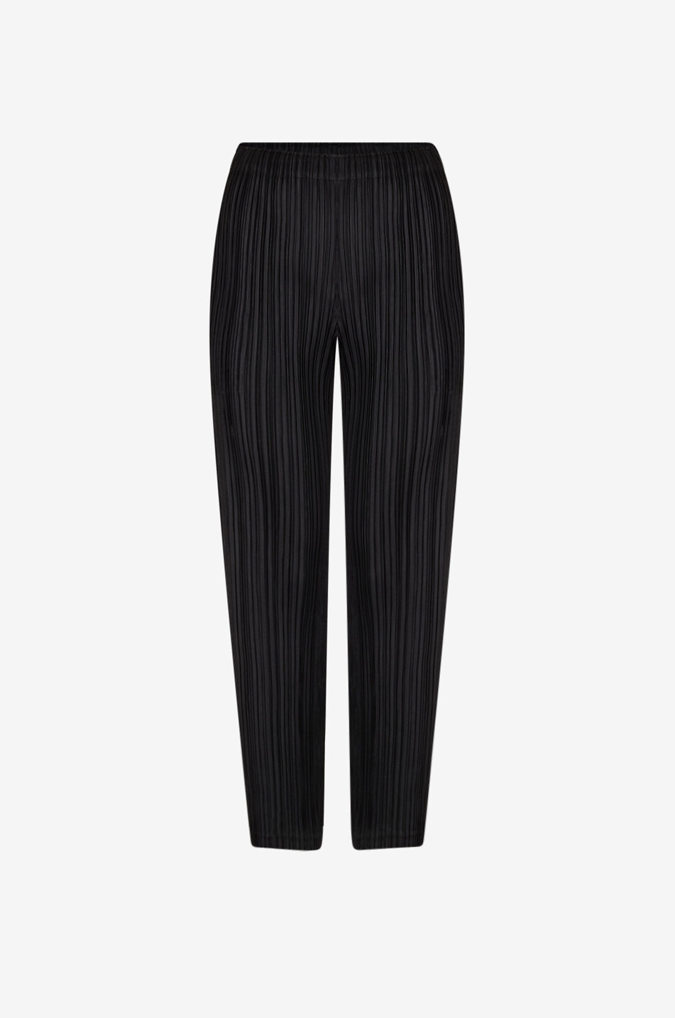 PLEATS PLEASE Straight-leg trousers in textured crepe Women BLACK 1