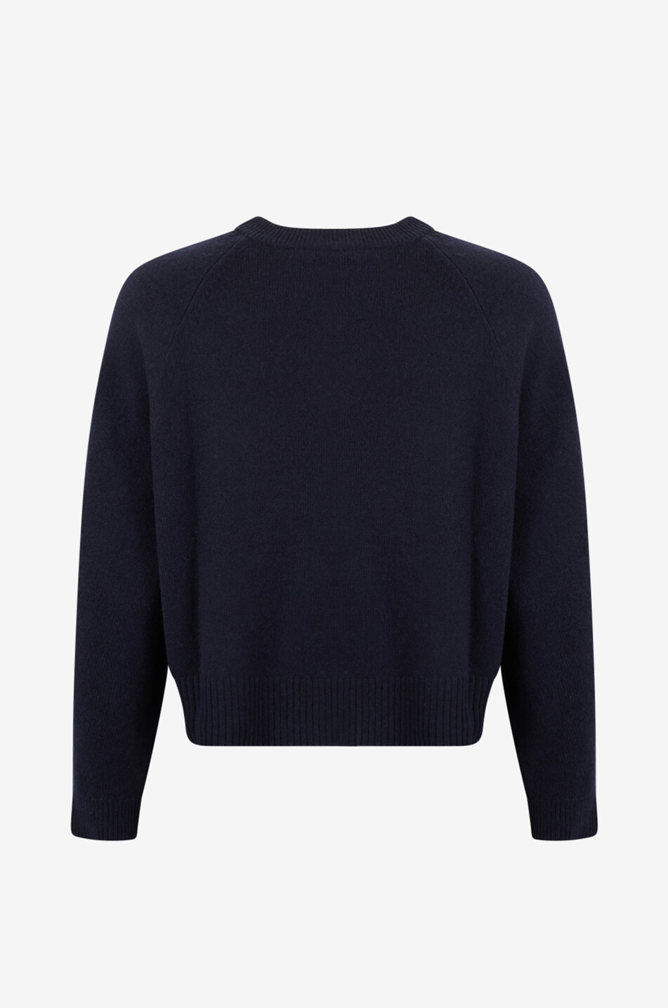 WEEKEND MAX MARA Pull à col V et manches raglan en cachemire Centro Femme BLEU FONCE 2