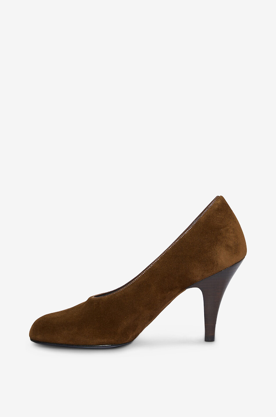 PHOEBE PHILO Soft 90 suede pumps Women KHAKI 3