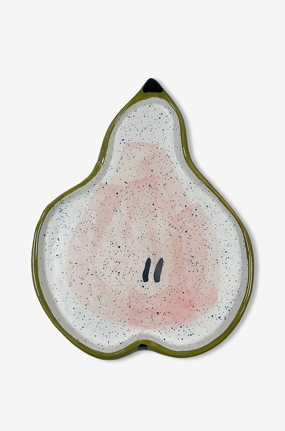 STUDIO NOTICED Pear-shaped ceramic plate 11.5 cm Home MULTI COLOURED 1