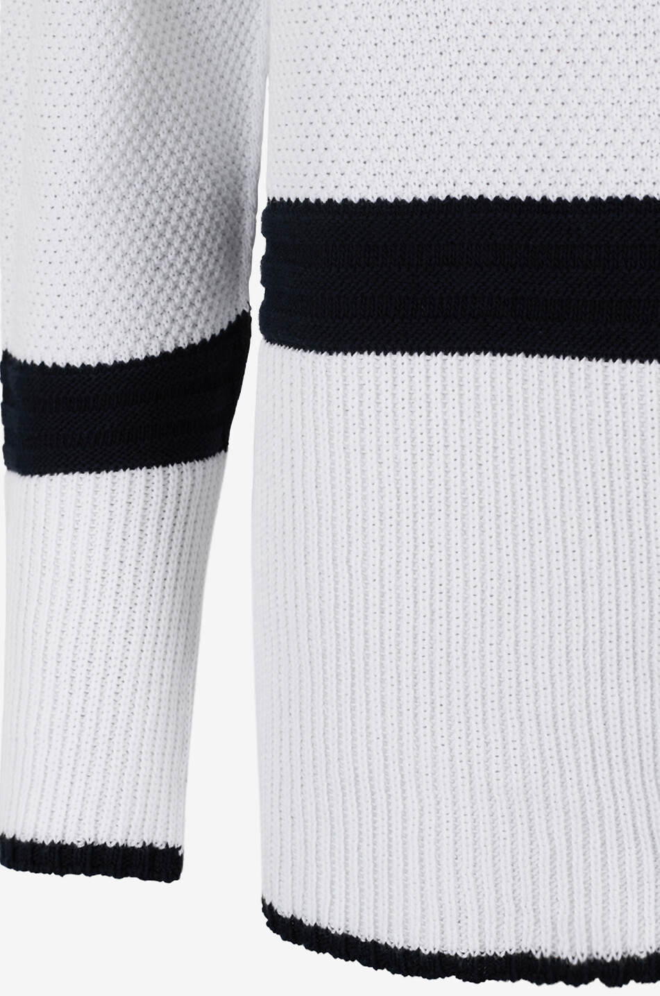 MARINA RINALDI Tema striped cotton boatneck jumper Women WHITE 3