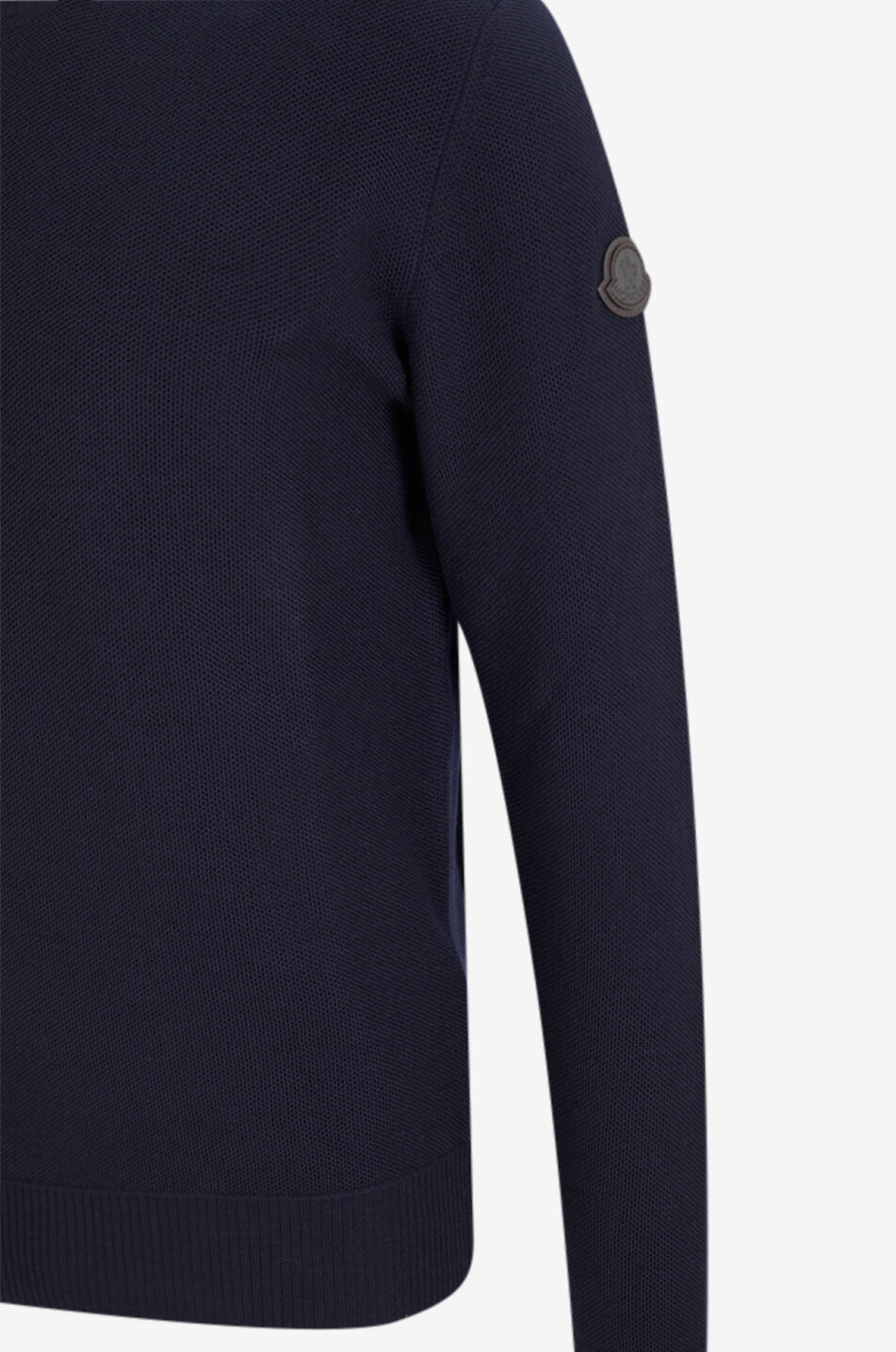 MONCLER Pullover mit Rundhalsausschnitt aus Schurwolle Herren DUNKELBLAU 3