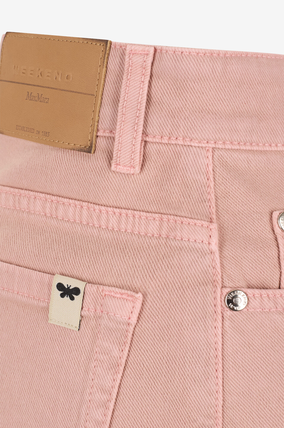 WEEKEND MAX MARA Medina wide-leg denim trousers Women PINK 3