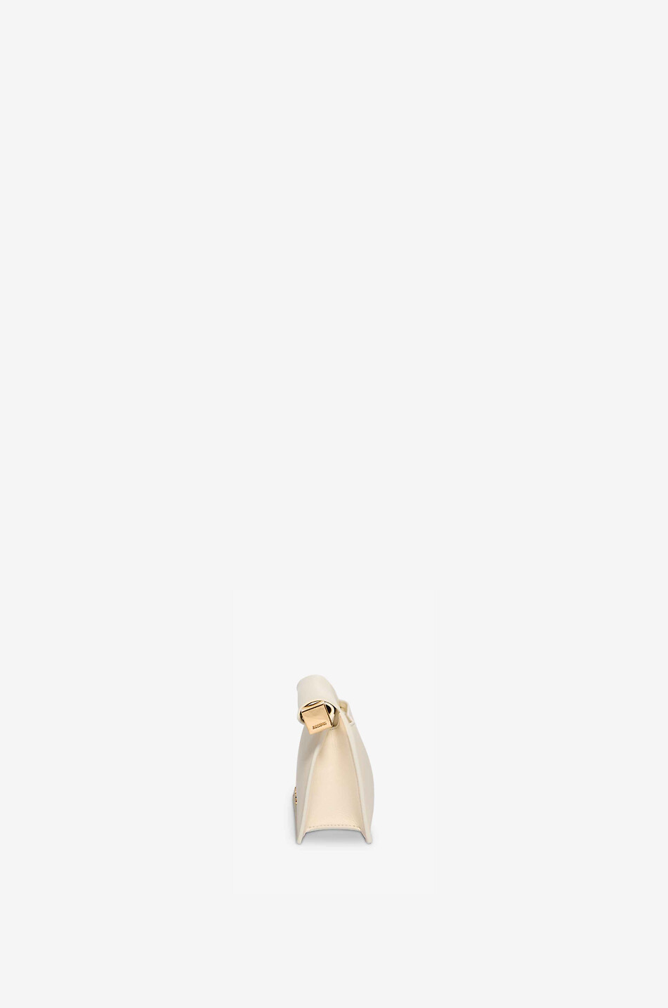 JACQUEMUS Pochette en cuir nappa La Pochette Rond Carré Femme BEIGE 4