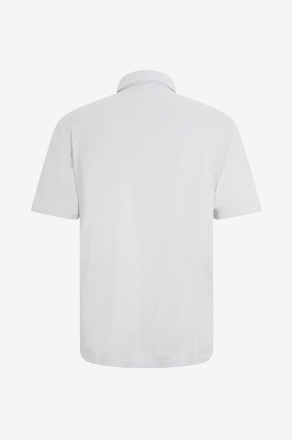 FEDELI Dusty cotton jersey short-sleeved polo shirt Men LIGHT GREY 2