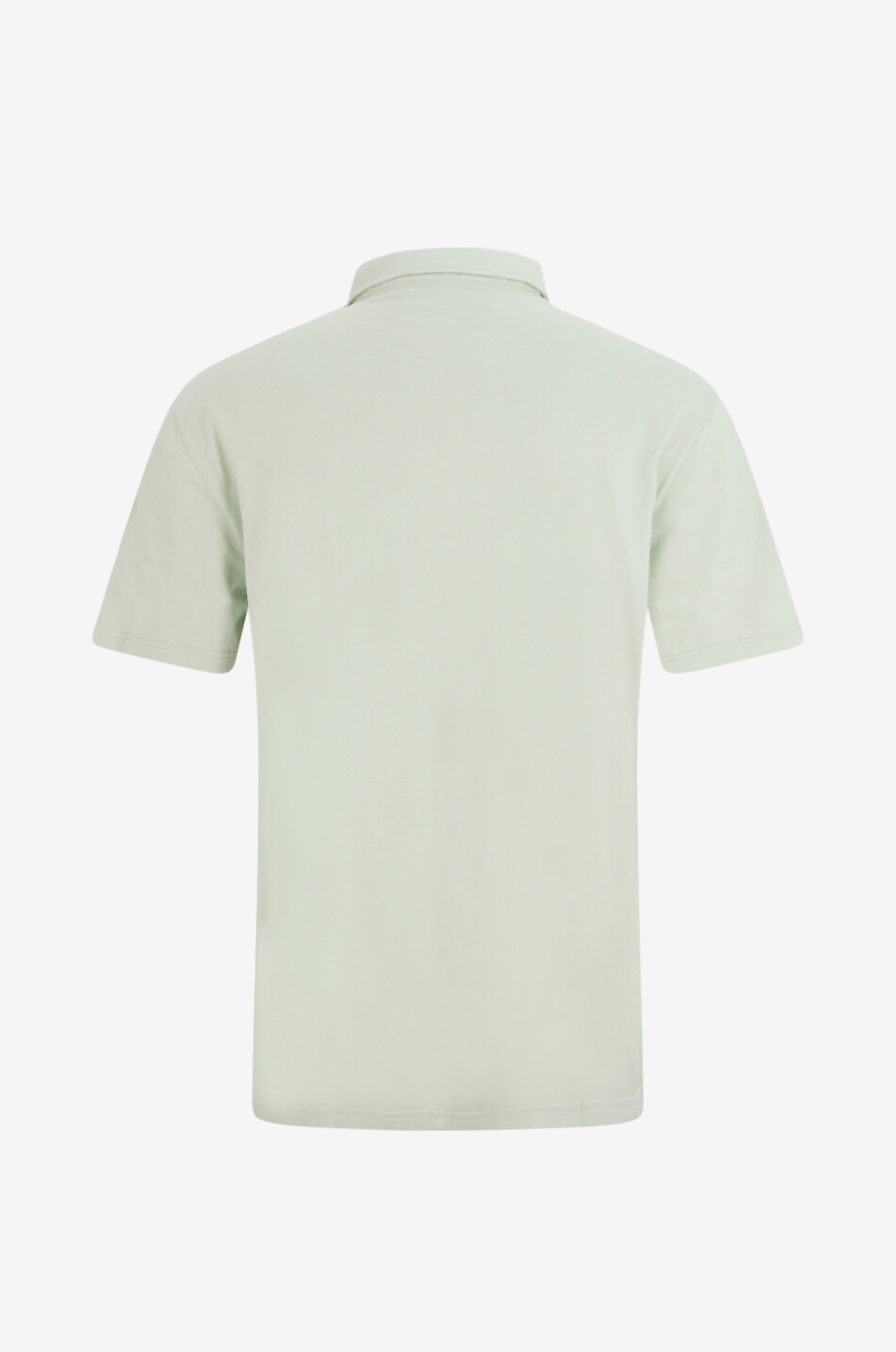 FEDELI Dusty cotton jersey short-sleeved polo shirt Men LIGHT GREEN 2