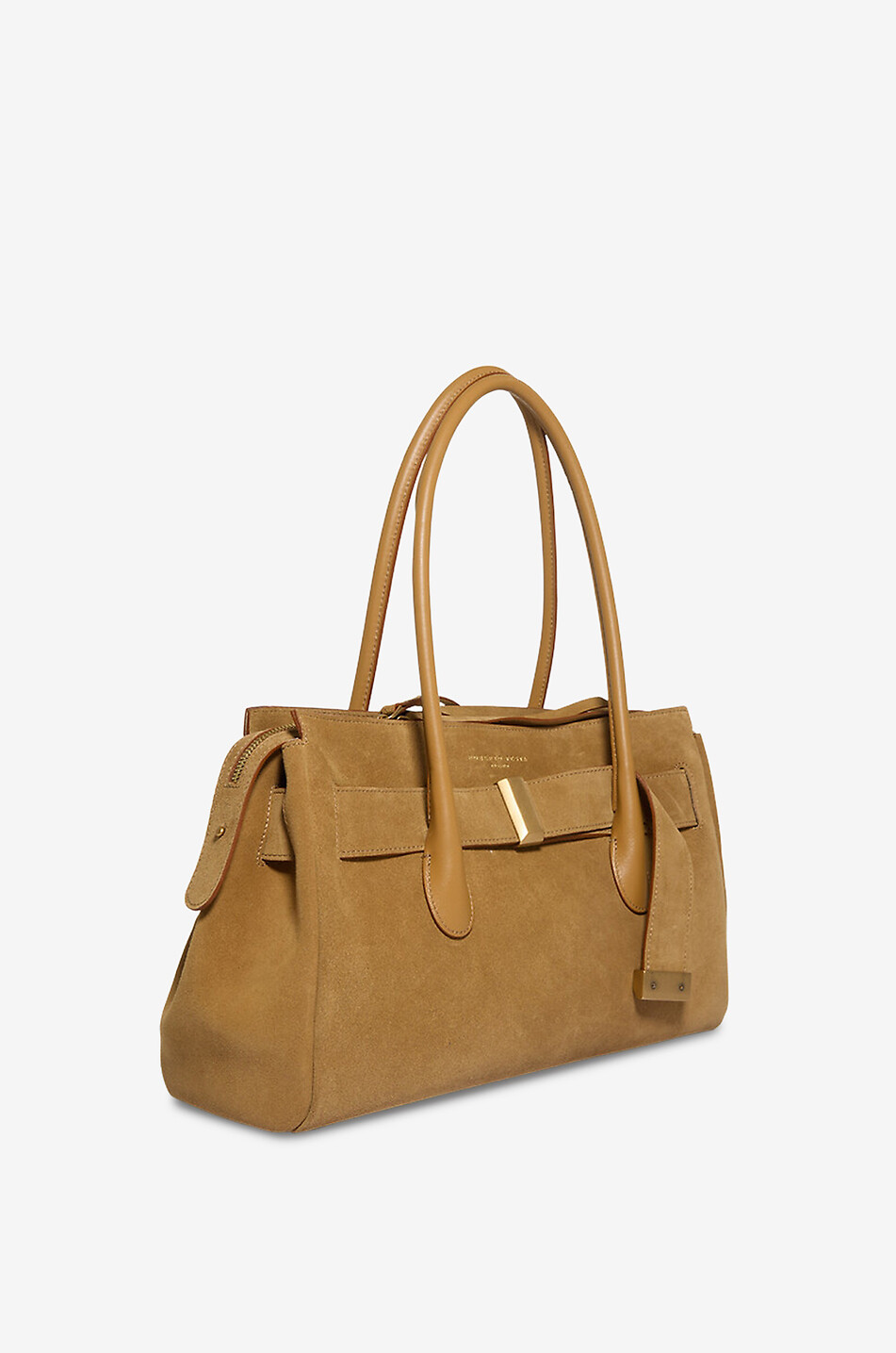 ROBERTO FESTA X BONGÉNIE Wildleder-Schultertasche Emeralda Light Damen BEIGE 2