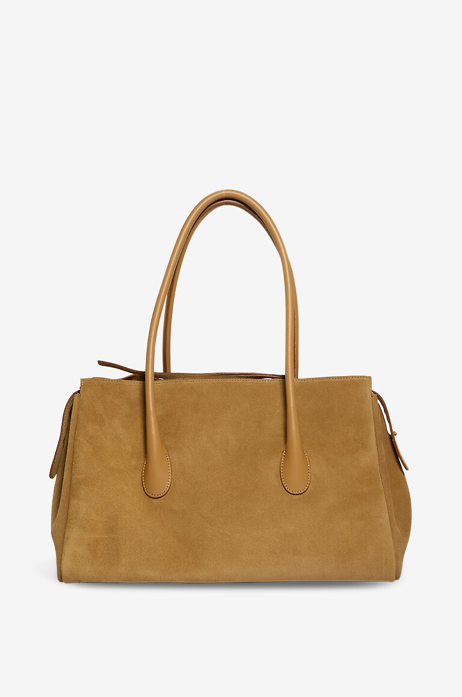 ROBERTO FESTA X BONGÉNIE Wildleder-Schultertasche Emeralda Light Damen BEIGE 3