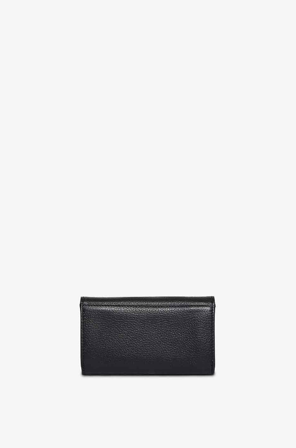 BERTHILLE Paris rectangular compact wallet in grained leather Women BLACK 3