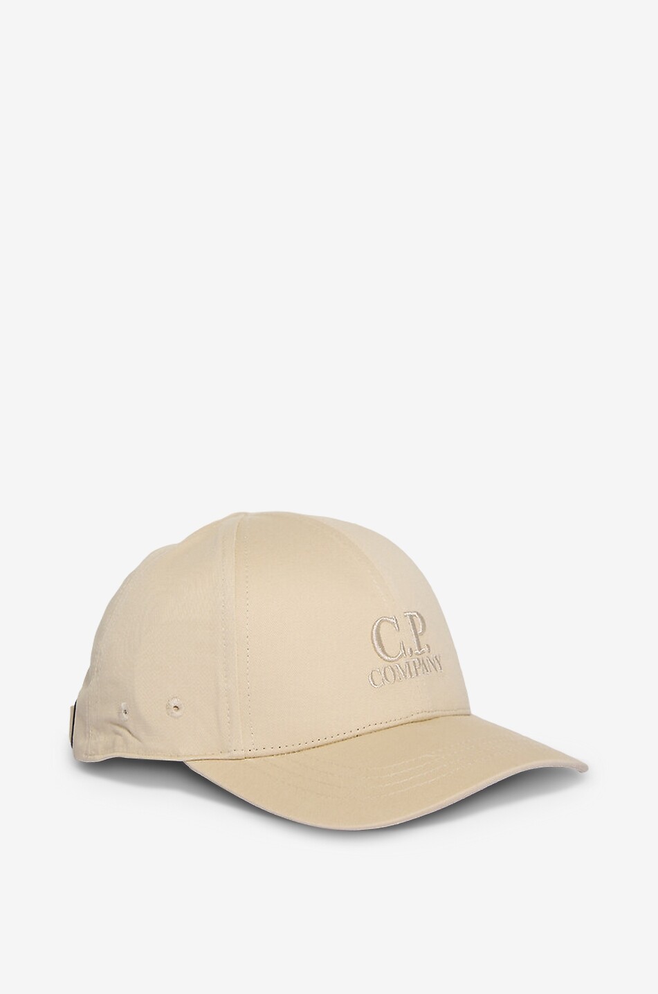 C.P. COMPANY U16 U16 Lenses boys' gabardine baseball cap Boy Light beige 2