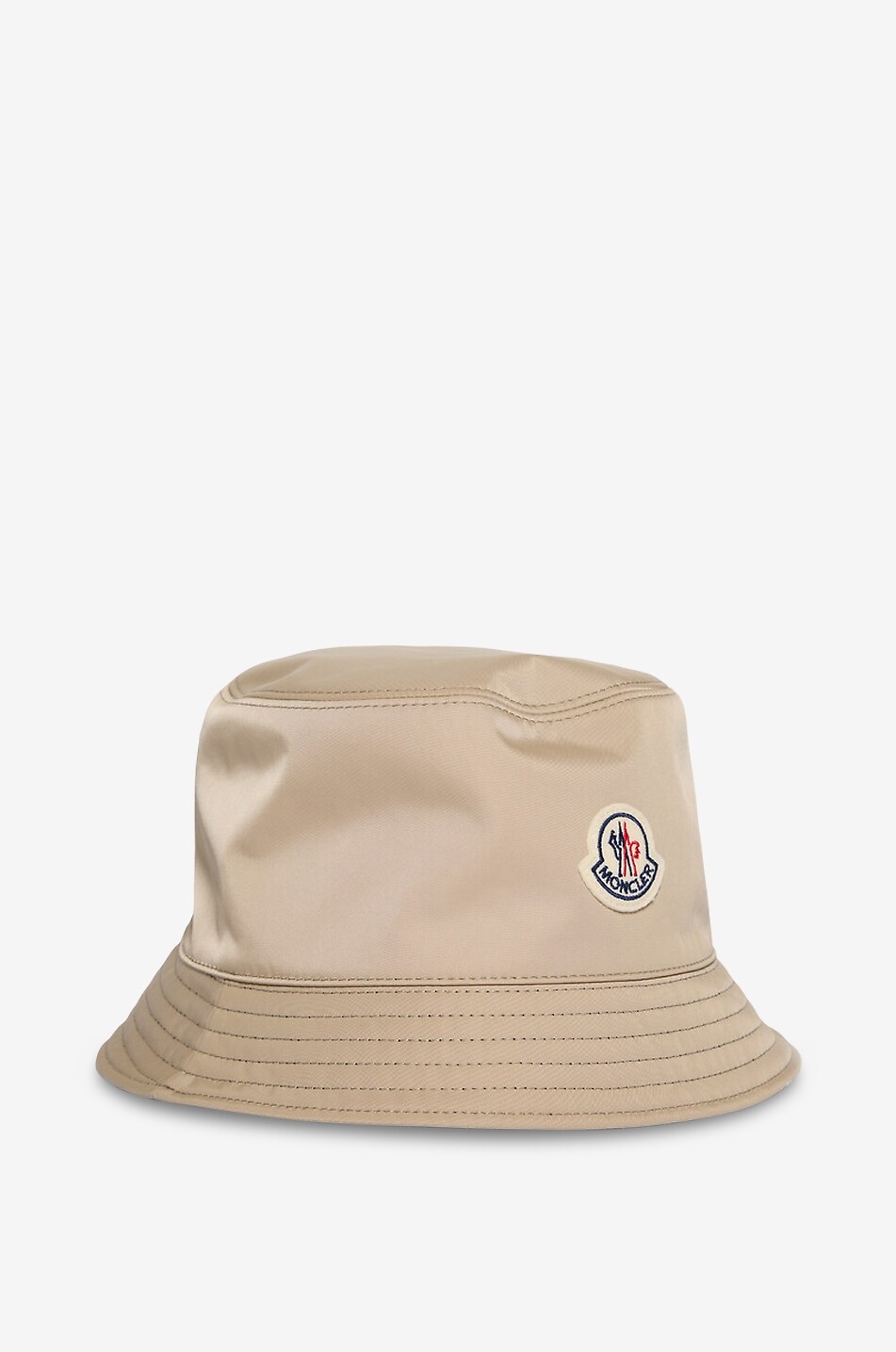 Leather effect nylon shiny bucket hat - MONCLER - BLACK - Bongénie