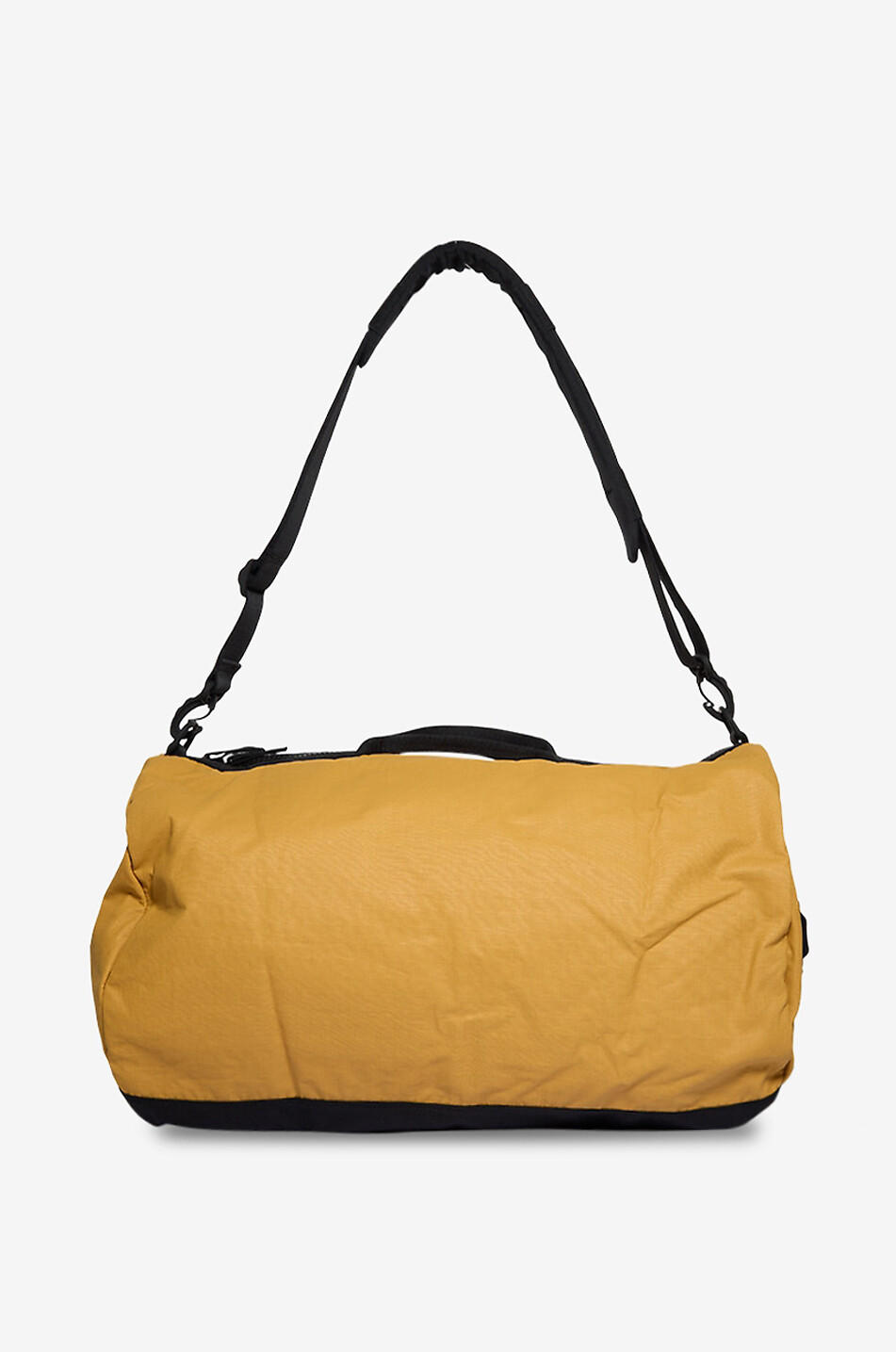 STONE ISLAND 9200033 Double Coated Cotton Ripstop cylindrical cotton duffle bag Men YELLOW 3