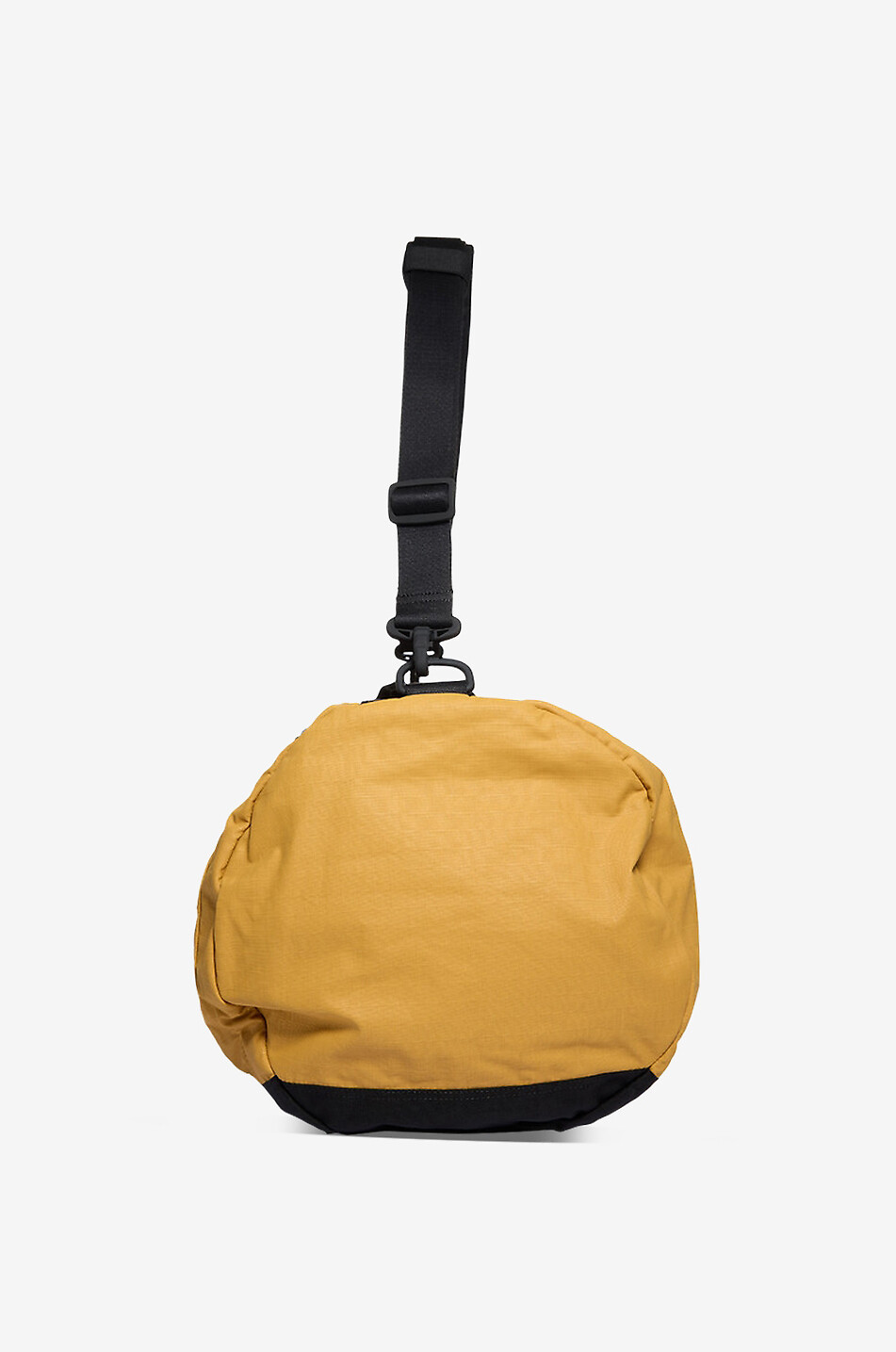 STONE ISLAND 9200033 Double Coated Cotton Ripstop cylindrical cotton duffle bag Men YELLOW 4